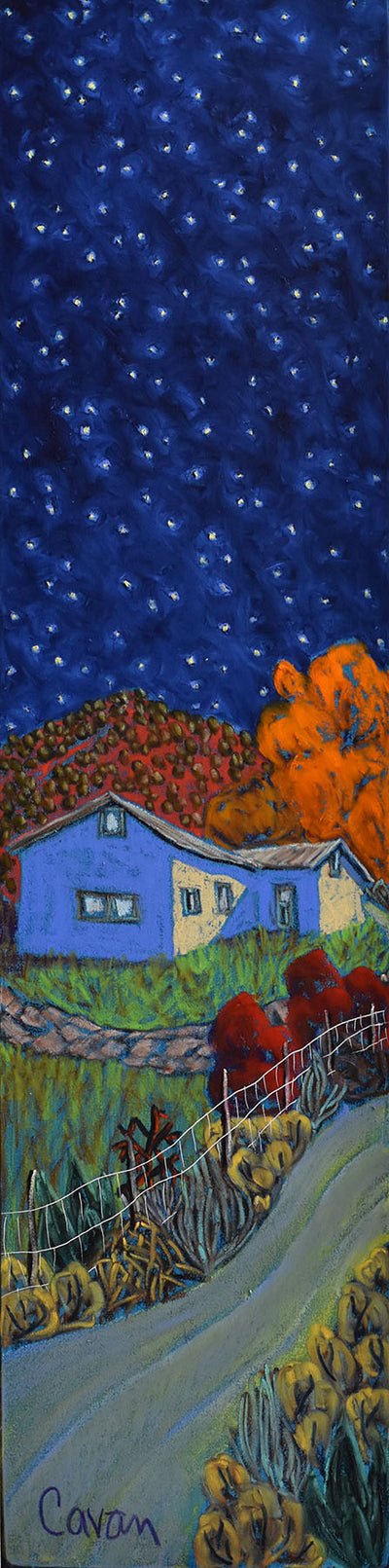 Joyful oil pastel drawings by Jennifer Cavan