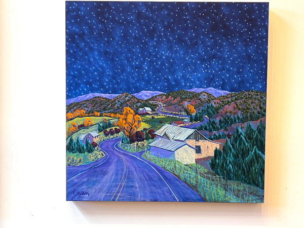 Midnight On The High Road | 30” x 30”