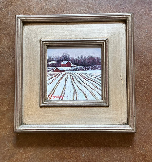 Winter Fields | 6” x 6”