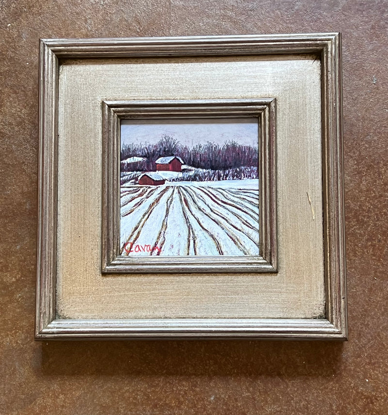 Winter Fields | 6” x 6”
