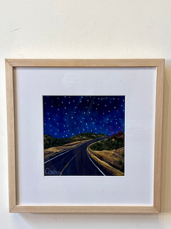 The Road Goes On Forever | 8” x 8”