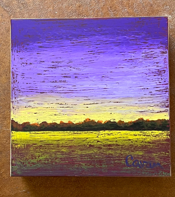Day's End | 6” x 6”