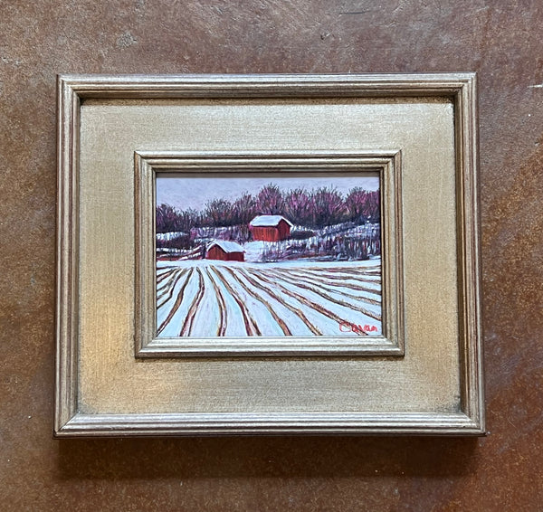 Winter At The Barns  | 6” x 8”