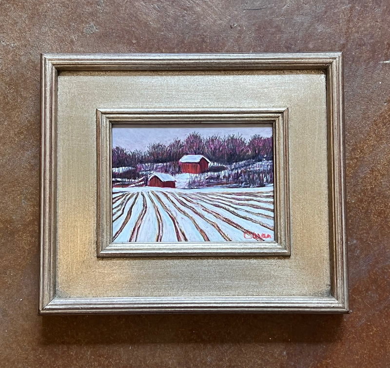 Winter At The Barns  | 6” x 8”