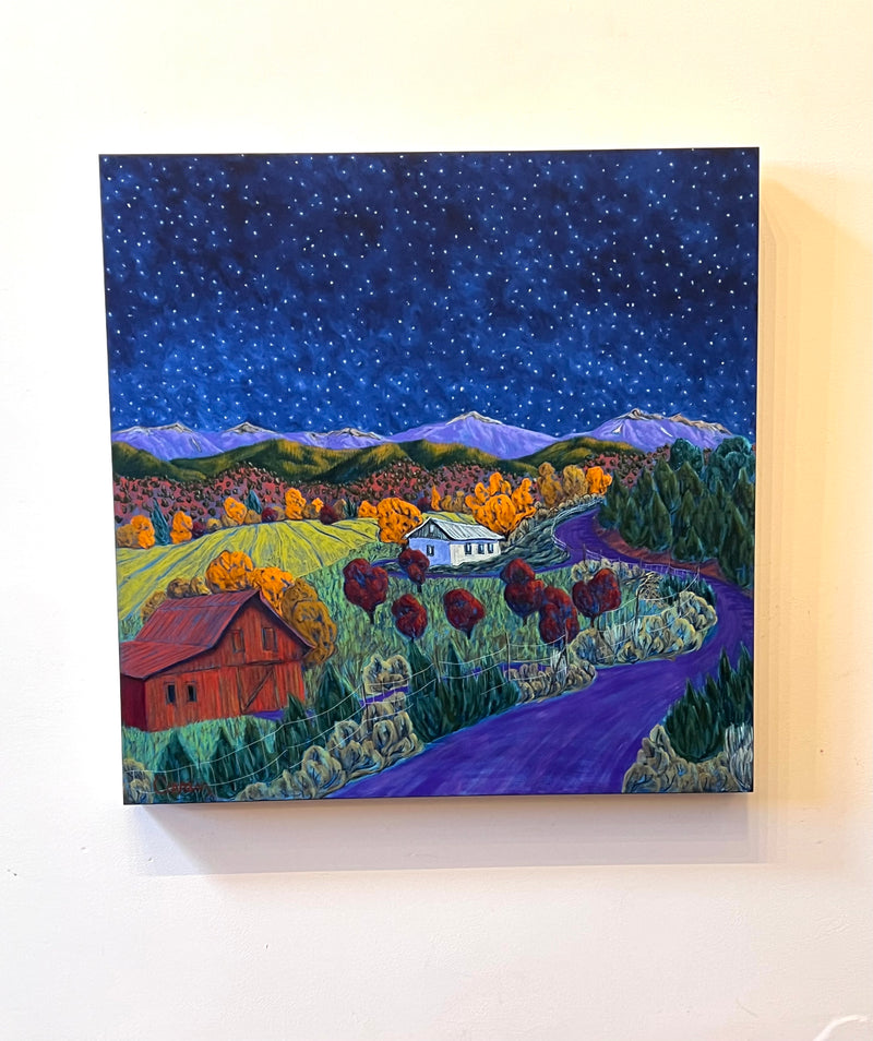 Night, She Fell  | 30” x 30”