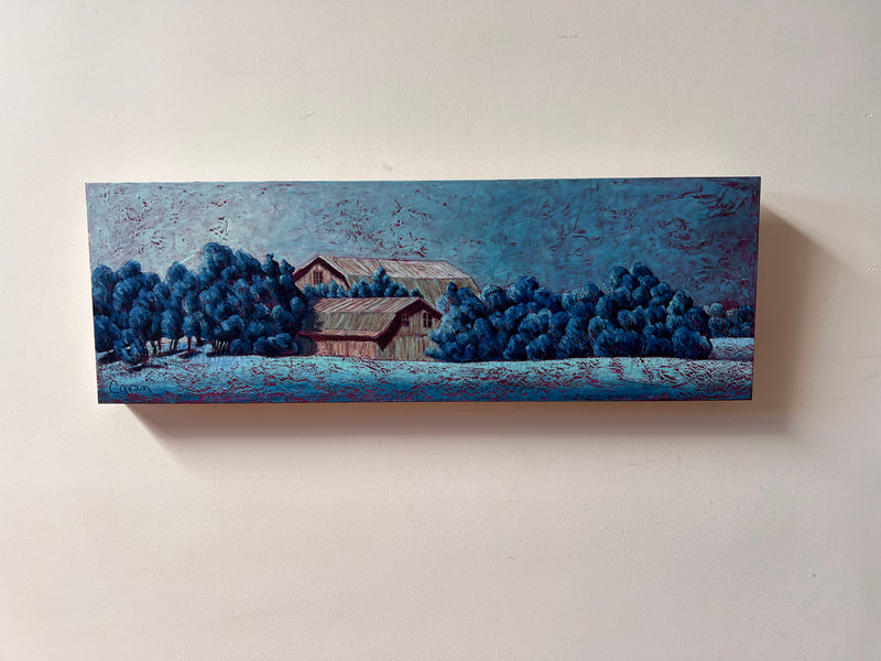 Ode To Blue | 12” x 36”