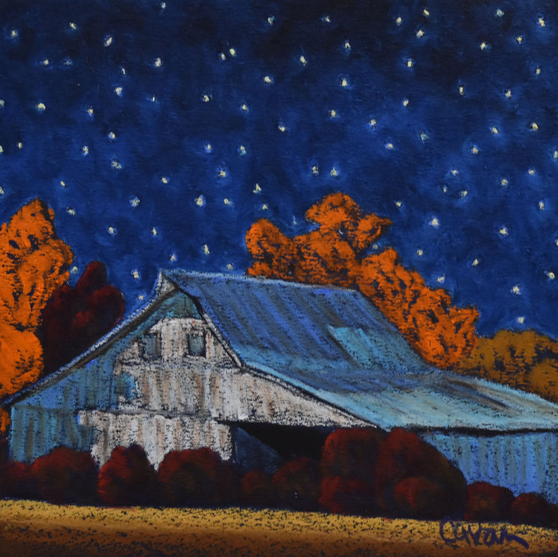 Starlight At The Barn | 8” x 8”