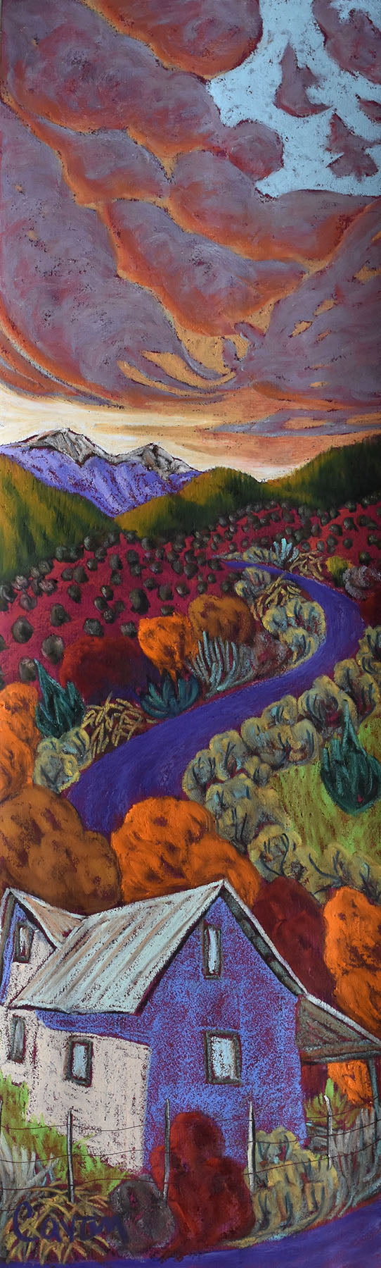 Sundown  | 7” x 23”