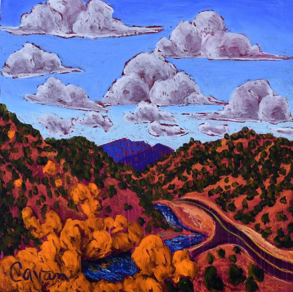 Taos County Line | 8” x 8”