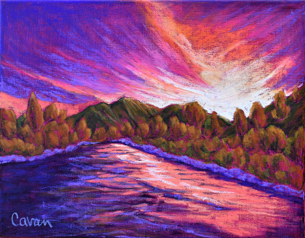The Spectacle Of Sunset | 11” x 14”