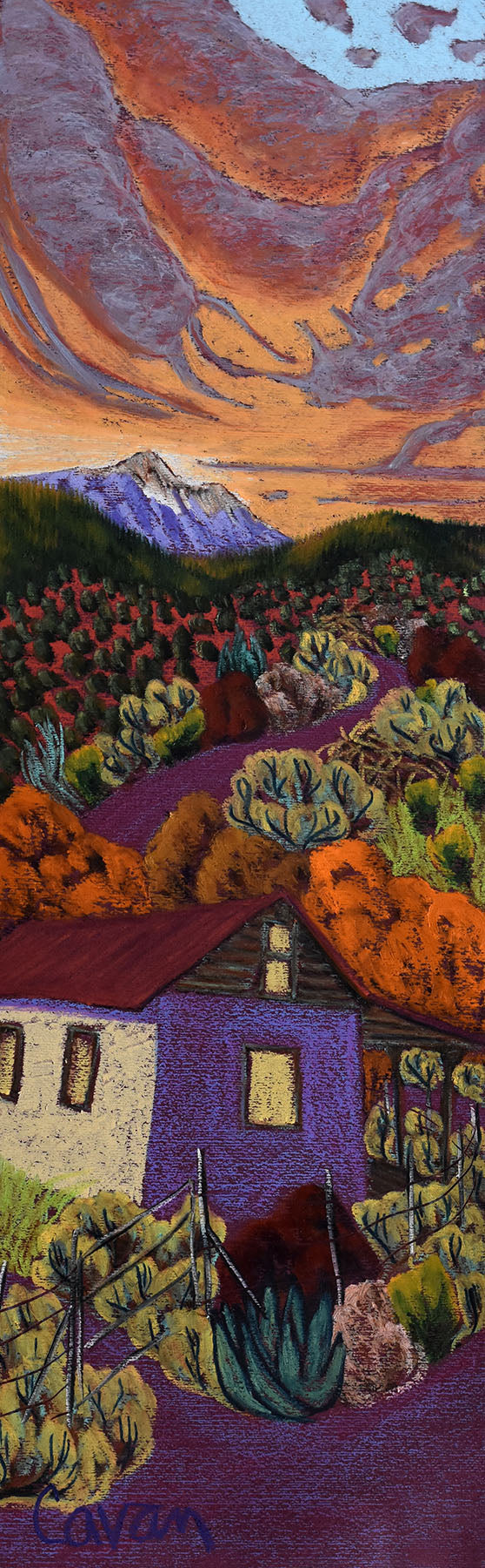 Winding Down The Day | 7” x 23”