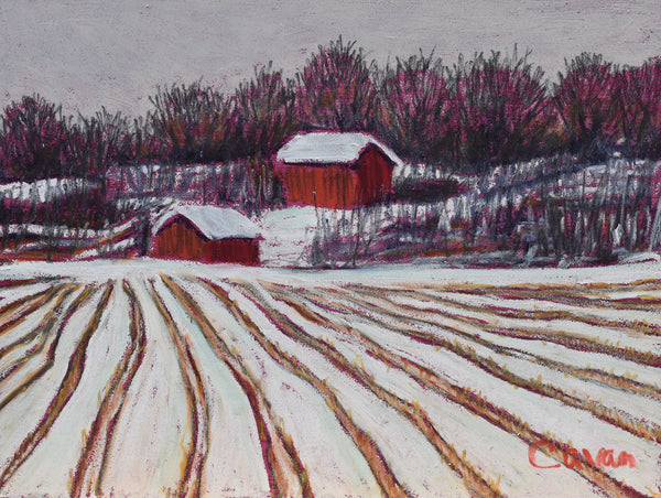 Winter At The Barns  | 6” x 8”