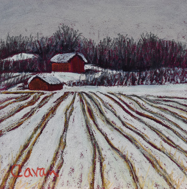 Winter Fields | 6” x 6”