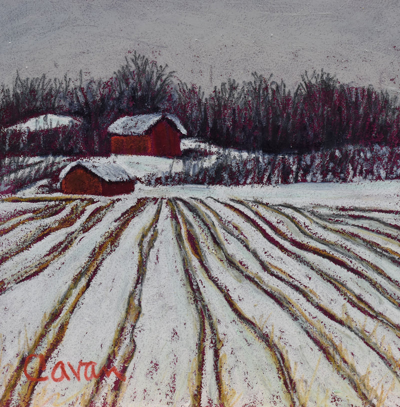 Winter Fields | 6” x 6”