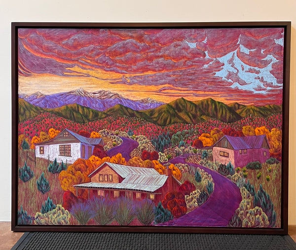 To Hear The Sunset's Song | 36” x 48”